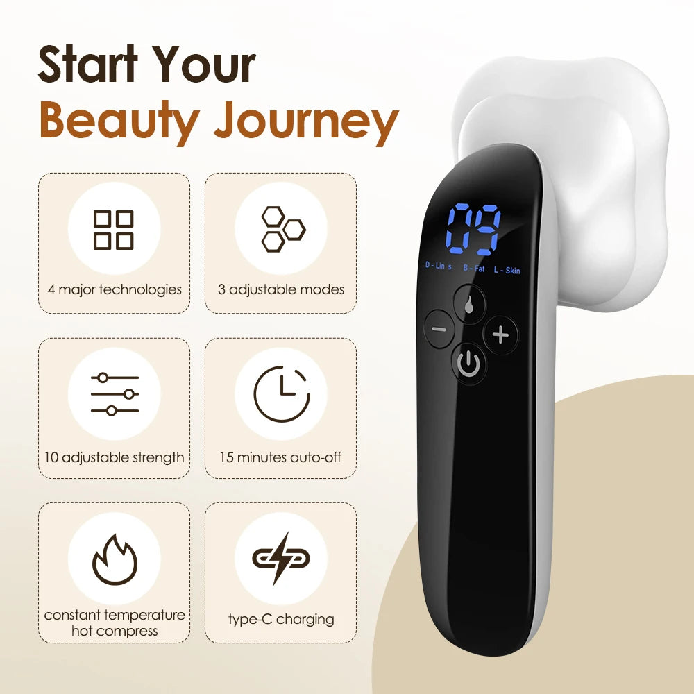 1 RF Radio Frequency EMS Face Body Slimming Massager