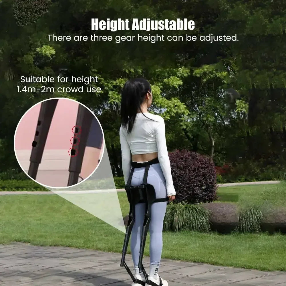 1 Adjustable  Exoskeleton Wearable Seat